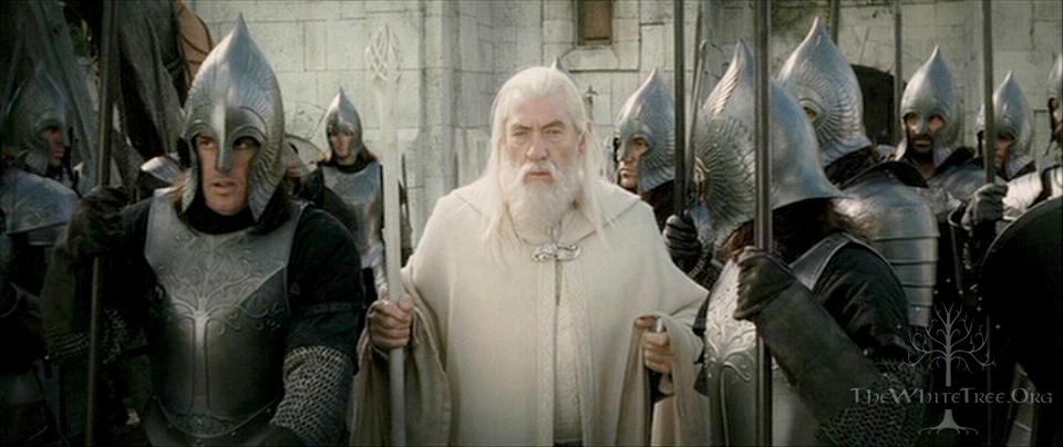 Gandalf ve Gondor Askerleri