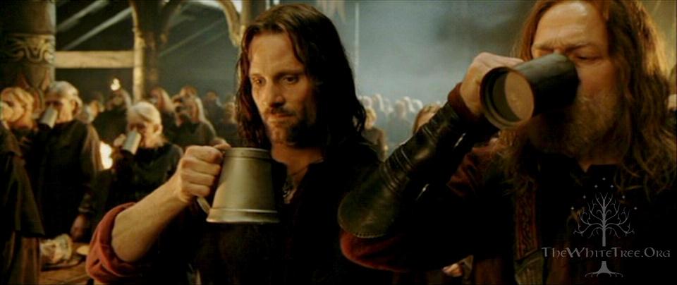 Aragorn'un gözleri dalmış