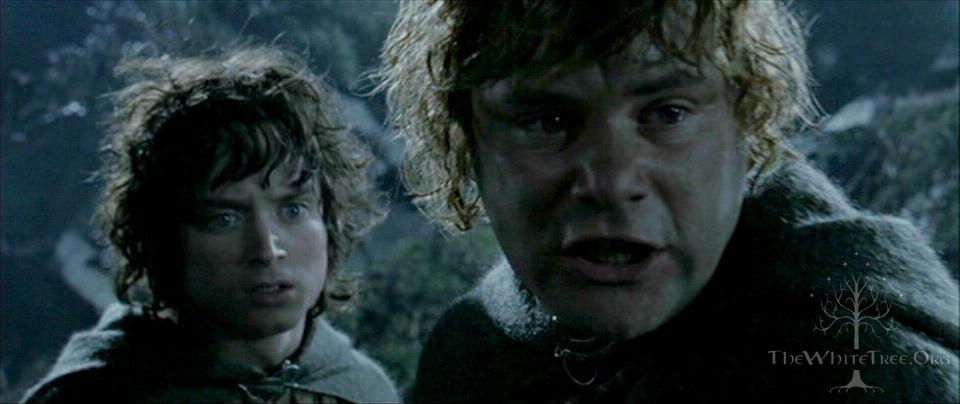 Frodo ve Sam tartışırken