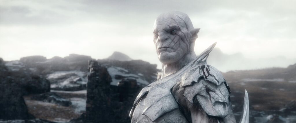 Moria madenlerinin kudretli Ork Reisi Azog.
