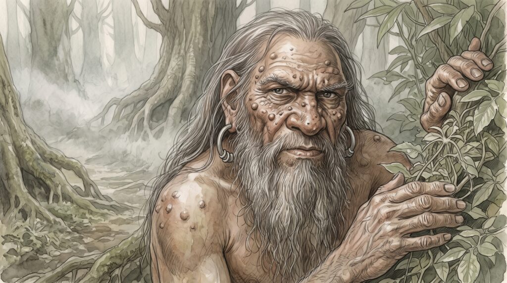 Drúedain halkının ulu reisi Ghân-buri-Ghân.