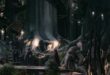 Caras Galadhon mallorn ağaçları ve Lothlórien başkenti.