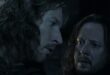 Ithilien Kolcusu Damrod, Komutan Faramir'e bilgi verirken.