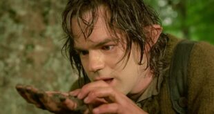 Ferah Çayırları'nda yaşayan Ülken Hobbit Déagol'un Anduin nehri yatağında Tek Yüzük'ü bulduğu an