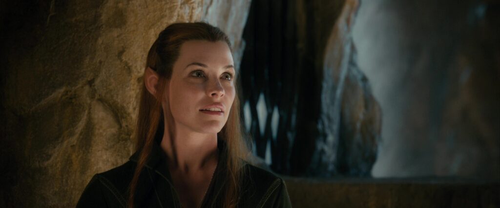 Tauriel Kuyutorman'da, Thranduil'in Elf zindanlarında.